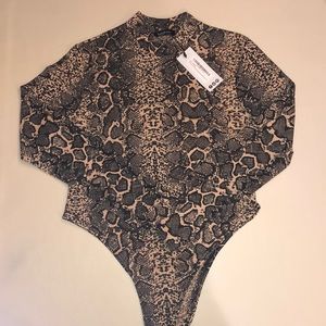 Snake Print Bodysuit